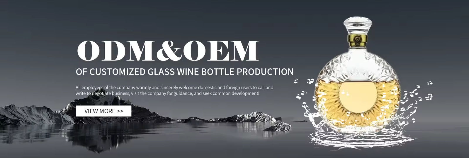 bottiglia di vetro del whiskey