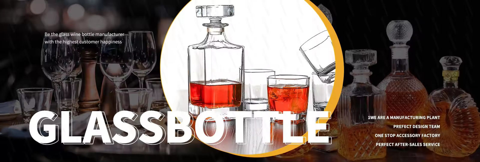 Bottiglia in vetro di vodka